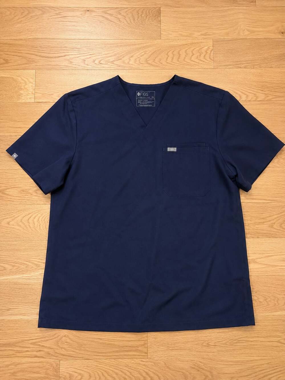 FIGS Women's Technical Collection Navy V-Neck Medical Scrub Top XXL